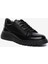 Erkek Siyah Hakiki Deri Ayakkabı 5K1SA18820 2