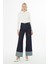 Duble Paçalı Kuşaklı Jean Pantolon 3