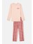 Pudra Kadın Uzun Kollu Pijama Tk. 1