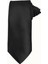 Düz Klasik Cep Mendilli Siyah Erkek Kravat 1