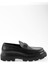 Mat Siyah Leather Erkek Loafer Ayakkabı E01604023303 1