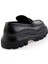 Mat Siyah Leather Erkek Loafer Ayakkabı E01604023303 3