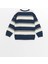 Lcw Kids Bej Bisiklet Yaka Uzun Kollu Çizgili Erkek Çocuk Sweatshirt 4
