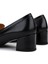 Kadın Hakiki Deri Siyah Comfort Ayakkabı 611 H40033-B01 Bn Ayk SK25-26 Black 5