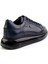 Lacivert Leather Erkek Sneaker E01401099841 3