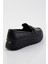 Siyah Kadın Loafer Ayakkabı K01179769709 3