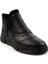Siyah Leather Erkek Bot & Bootie E02733831003 3