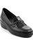 Siyah Leather Kadın Dolgu Topuklu Ayakkabı K01531254103 2