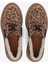 Kadın Leopar Hakiki Deri Loafer Ayakkabı 5K2CA35344 5