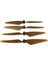 Hubsan Için 4pcs H501S X4 Rc Quadcopter Pervaneler Bıçakları 2cw/2ccw, Sarı (Yurt Dışından) 2