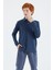 Indigo Polo Yaka Basic Uzun Kollu Erkek Çocuk T-Shirt - 11170 2
