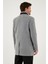 Slim Fit Düğmeli Dik Yaka Kaşe Kaban Erkek Kaban 5840099 7