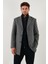 Slim Fit Apaş Yaka Astarlı Kaşe Kaban Erkek Kaban 584K1217 4