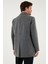 Slim Fit Apaş Yaka Astarlı Kaşe Kaban Erkek Kaban 584K1217 7