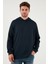 Relaxed Fit Kapüşonlu Yumuşak Dokulu Sweat Erkek Sweat 5901063 3