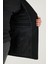 Slim Fit Apaş Yaka Astarlı Kaşe Kaban Erkek Kaban 584K1217 6