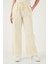 Pamuklu Relaxed Fit Yüksek Bel Geniş Paça Pantolon Bayan Pantolon 668YP5275 2