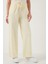 Pamuklu Relaxed Fit Yüksek Bel Geniş Paça Pantolon Bayan Pantolon 668YP5275 3