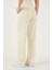 Pamuklu Relaxed Fit Yüksek Bel Geniş Paça Pantolon Bayan Pantolon 668YP5275 6