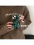iPhone 13/14/15 Kılıf Hologramlı Mavi Leopar Desenli Darbe Emici Kamera Korumalı Silikon 2
