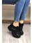 209 Siyah Kadın Spor Sneaker 5