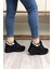 301 Siyah Kadın Spor Sneaker 3