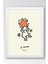 Keith Haring Flower Çerçeveli Tablo- Çiçek - Eklektik Tarz Duvar Dekoru 1