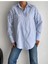 Balon Kol Çizgili Oversize Poplin Kumaş Gömlek 3