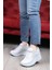 185 Beyaz Kadın Spor Sneaker 2