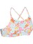 Nabaiji Çocuk Yuvarlak Yaka Bikini Üstü - Beyaz - Desenli - LILA PANTAI 1