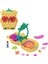 ™ Ananas Köpekçik Plajı Mini Oyun Seti, 1 Mikro Bebek ve Evcil Hayvanlar Dahil 8 Aksesuar JFV00 1