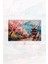 Sakura ve Pagoda Desenli Duvar Halısı Duvar Örtüsü Tapestry Süet Dokulu Kumaş 2