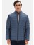 Ds Damat Slim Fit Mavi Rüzgar Geçirmez Elyaf Dolgulu Şişme Mont 3HF07ORT04262 1
