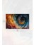 Renkli Spiral Desenli Duvar Halısı Duvar Örtüsü Tapestry Süet Dokulu Kumaş 3