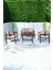 Bahce Mobilyası, Modern Balkon Mobilyası, Kafe Oturma Takımı, Teras Koltugu, 1+1+2+M 1