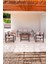 Bahce Mobilyası, Modern Balkon Mobilyası, Kafe Oturma Takımı, Teras Koltugu, 1+1+3+M 1