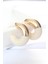 CCB Krem Gold Çift Renk Küpe - TJ-BKP8870 1