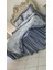 Çift Kişilik 180X200 cm Yatağa Uygun Fırfırlı Etekli Lastikli Çarşaf, Fırfırlı Nevresim ve 2 Adet Fırfırlı Yastık Kılıfı 6