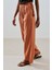Dokulu Bağlamalı Pantolon Tarçın 7