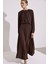 Dökümlü Etek Kahverengi 1