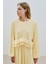 Mila Piliseli Katlı Elbise Soft Sarı 4