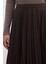 Pliseli Etek Kahverengi 5