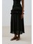 Mila Piliseli Katlı Etek Siyah 2