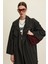 Jude Oversıze Trençkot Antrasit 6