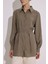 Modal Kemerli Gömlek Haki 3