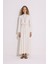 Dökümlü Uzun Kol Elbise Inci 1