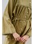 Dokulu Işlemeli Gömlek Haki 5
