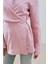 Keten Bağlama Detaylı Gömlek Pembe 6