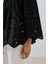 Bağlamalı Nakışlı Tunik Siyah 5