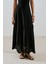 Nakışlı Uzun Etek Siyah 5
